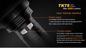 Fenix TK75 - Editie 2015